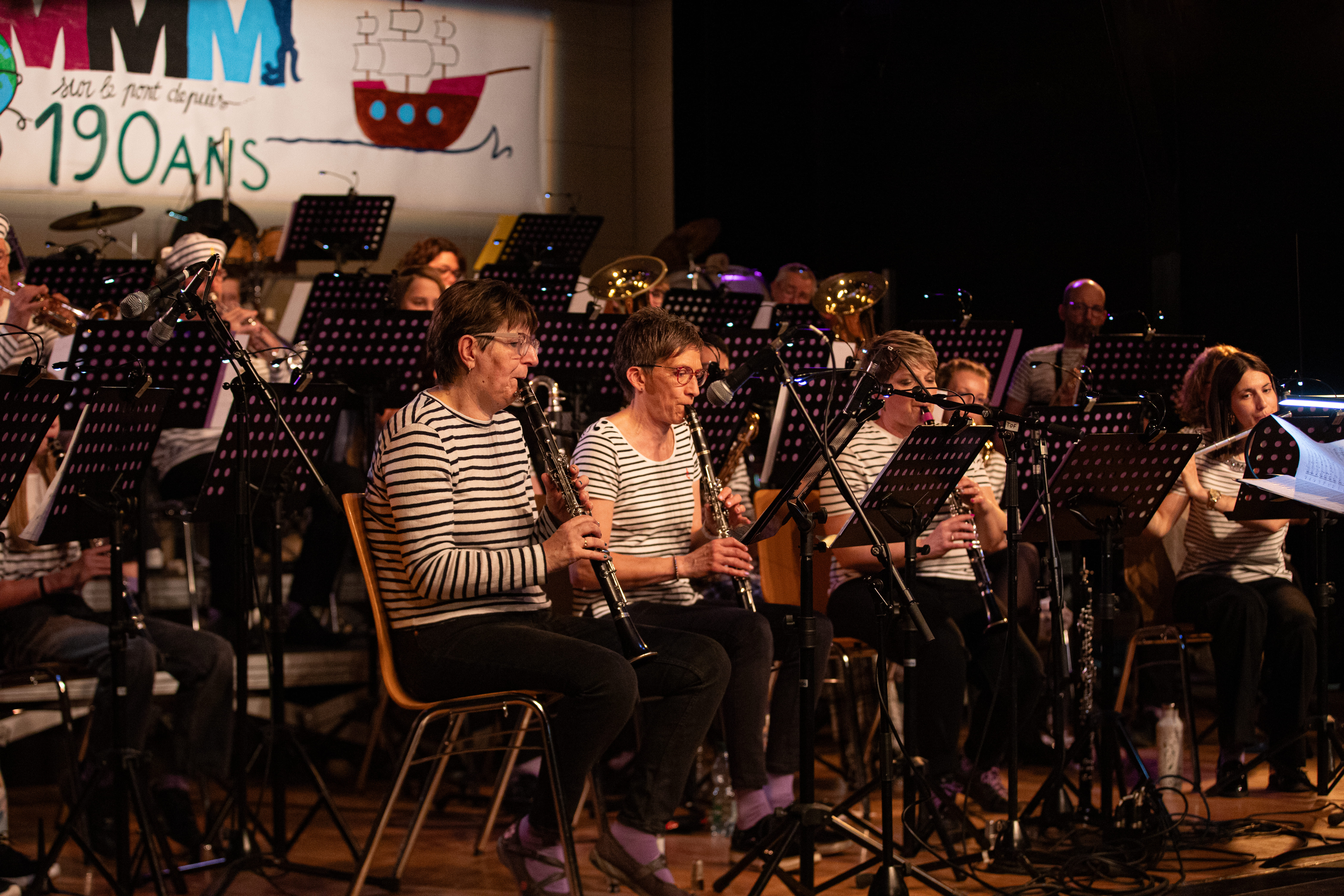 Percussions en répétition